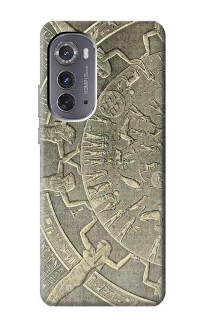 W3396 Dendera Zodiac Ancient Egypt Hard Case and Leather Flip Case For Motorola Edge (2022)