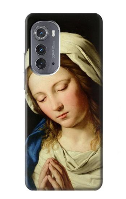 W3476 Virgin Mary Prayer Hard Case and Leather Flip Case For Motorola Edge (2022)