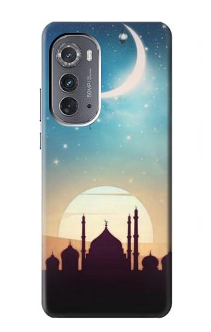 W3502 Islamic Sunset Hard Case and Leather Flip Case For Motorola Edge (2022)