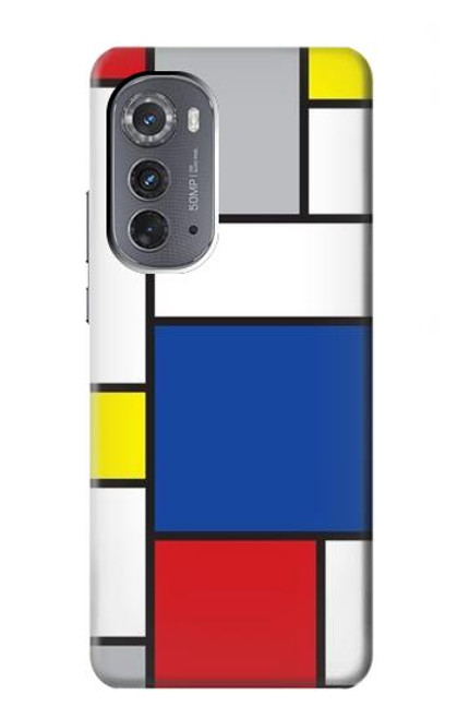 W3536 Modern Art Hard Case and Leather Flip Case For Motorola Edge (2022)