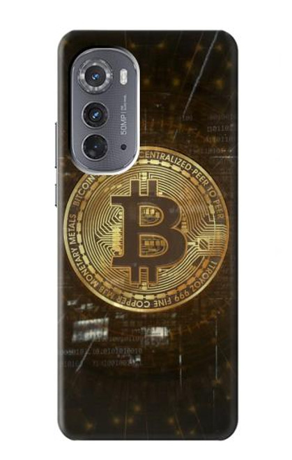 W3798 Cryptocurrency Bitcoin Hard Case and Leather Flip Case For Motorola Edge (2022)