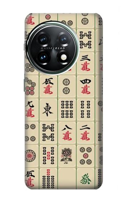 W0802 Mahjong Hard Case and Leather Flip Case For OnePlus 11