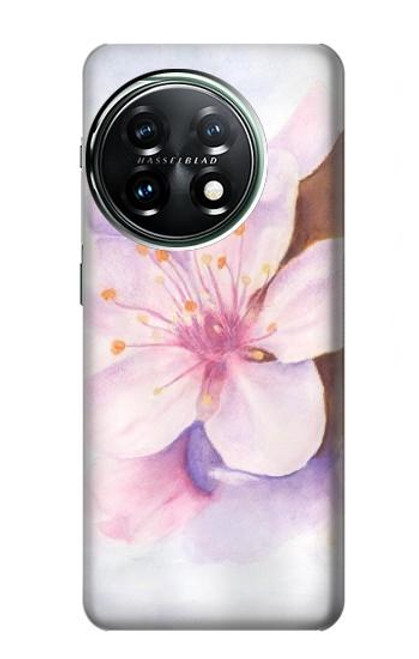 W1415 Sakura Blossom Art Hard Case and Leather Flip Case For OnePlus 11