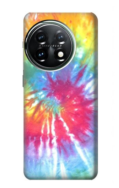 W1697 Tie Dye Colorful Graphic Printed Hard Case and Leather Flip Case For OnePlus 11