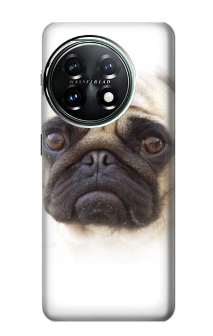 W1852 Pug Dog Hard Case and Leather Flip Case For OnePlus 11