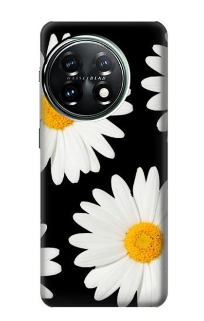 W2477 Daisy flower Hard Case and Leather Flip Case For OnePlus 11