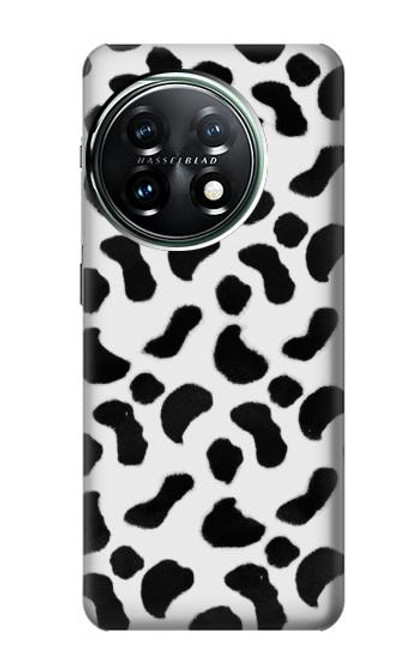 W2728 Dalmatians Texture Hard Case and Leather Flip Case For OnePlus 11