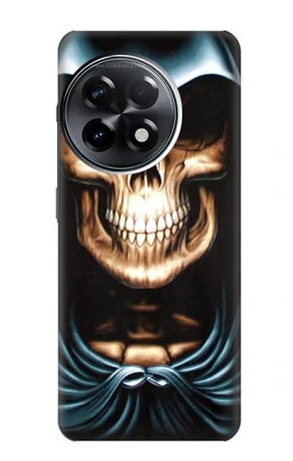 W0225 Skull Grim Reaper Hard Case and Leather Flip Case For OnePlus 11R