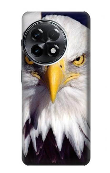 W0854 Eagle American Hard Case and Leather Flip Case For OnePlus 11R