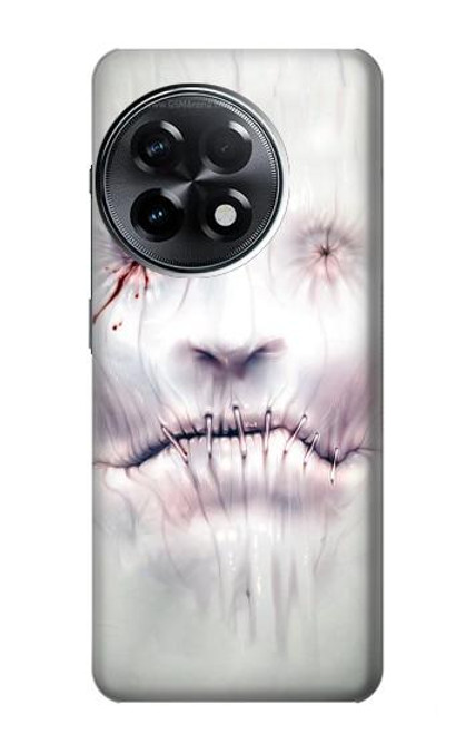 W0884 Horror Face Hard Case and Leather Flip Case For OnePlus 11R