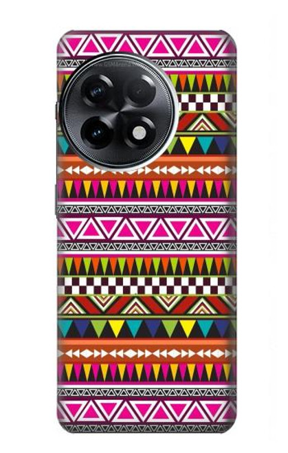 W2292 Aztec Tribal Pattern Hard Case and Leather Flip Case For OnePlus 11R