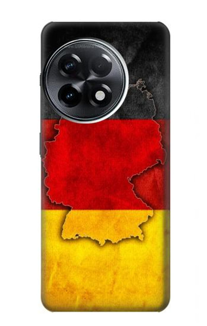 W2935 Germany Flag Map Hard Case and Leather Flip Case For OnePlus 11R