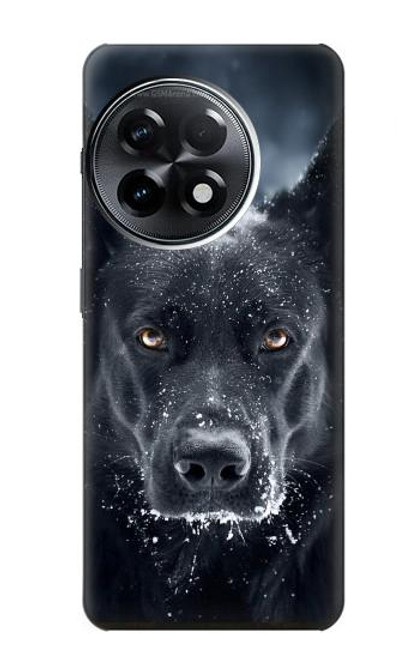 W3168 German Shepherd Black Dog Hard Case and Leather Flip Case For OnePlus 11R