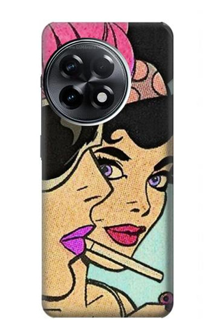 W3171 Girls Pop Art Hard Case and Leather Flip Case For OnePlus 11R