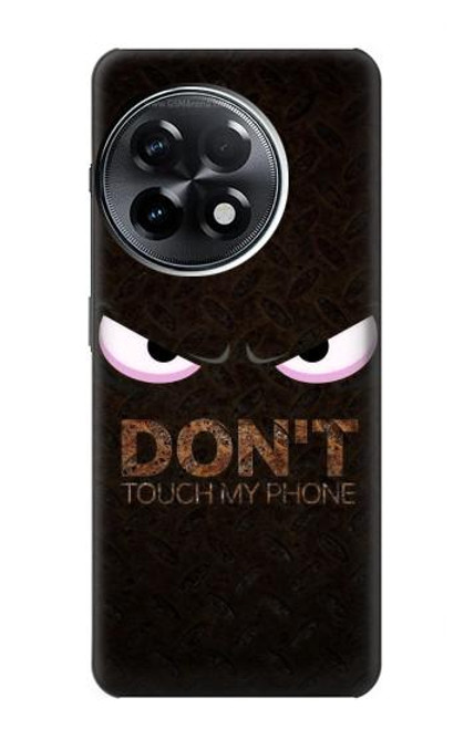 W3412 Do Not Touch My Phone Hard Case and Leather Flip Case For OnePlus 11R