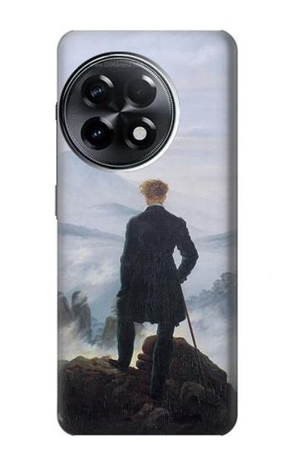 W3789 Wanderer above the Sea of Fog Hard Case and Leather Flip Case For OnePlus 11R