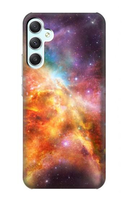 W1963 Nebula Rainbow Space Hard Case and Leather Flip Case For Samsung Galaxy A34 5G