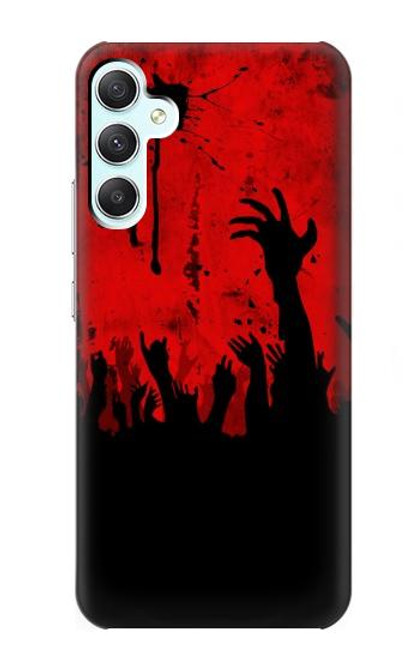 W2458 Zombie Hands Hard Case and Leather Flip Case For Samsung Galaxy A34 5G