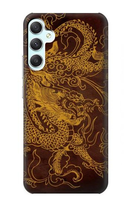 W2911 Chinese Dragon Hard Case and Leather Flip Case For Samsung Galaxy A34 5G