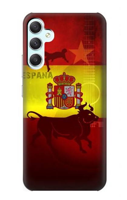 W2984 Spain Football Soccer Hard Case and Leather Flip Case For Samsung Galaxy A34 5G