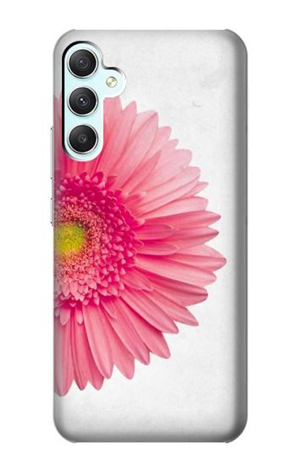 W3044 Vintage Pink Gerbera Daisy Hard Case and Leather Flip Case For Samsung Galaxy A34 5G