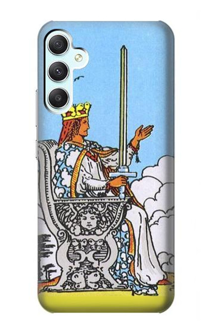 W3068 Tarot Card Queen of Swords Hard Case and Leather Flip Case For Samsung Galaxy A34 5G