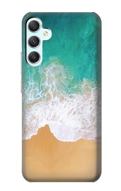 W3150 Sea Beach Hard Case and Leather Flip Case For Samsung Galaxy A34 5G