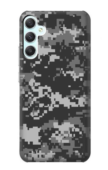 W3293 Urban Black Camo Camouflage Hard Case and Leather Flip Case For Samsung Galaxy A34 5G