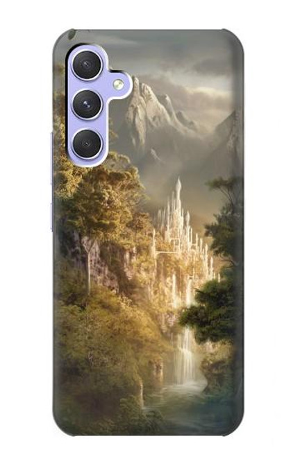 W0408 Fantasy Art Hard Case and Leather Flip Case For Samsung Galaxy A54 5G