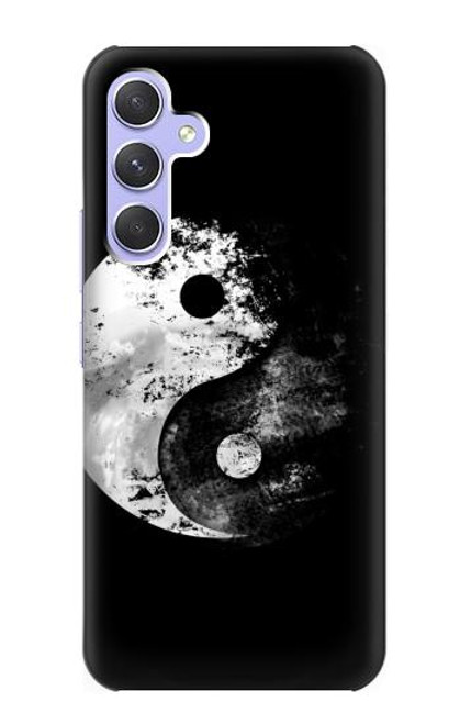 W1372 Moon Yin-Yang Hard Case and Leather Flip Case For Samsung Galaxy A54 5G