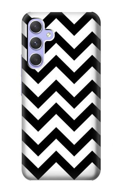 W1613 Chevron Zigzag Hard Case and Leather Flip Case For Samsung Galaxy A54 5G