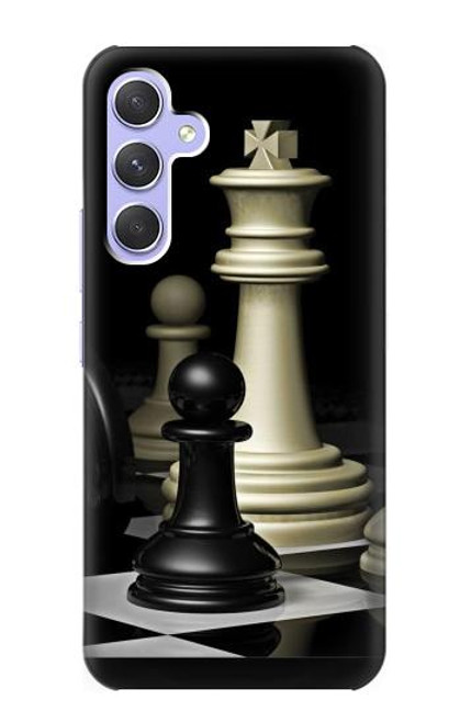 W2262 Chess King Hard Case and Leather Flip Case For Samsung Galaxy A54 5G