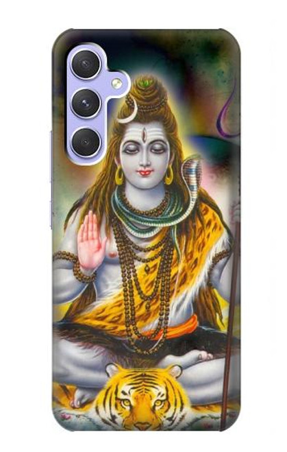 W2287 Lord Shiva Hindu God Hard Case and Leather Flip Case For Samsung Galaxy A54 5G