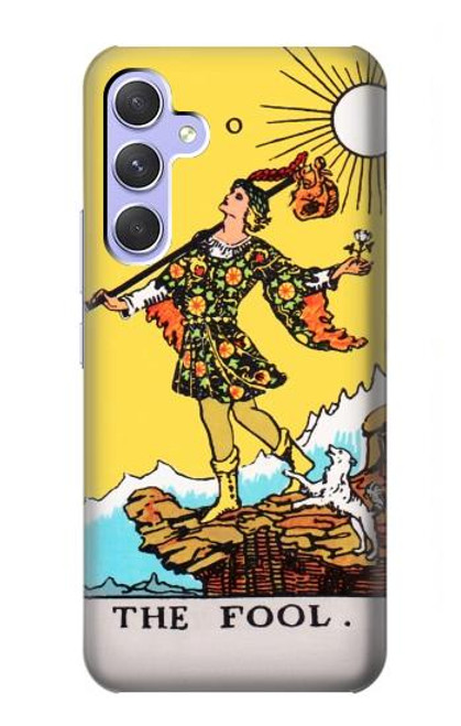 W2810 Tarot Card The Fool Hard Case and Leather Flip Case For Samsung Galaxy A54 5G