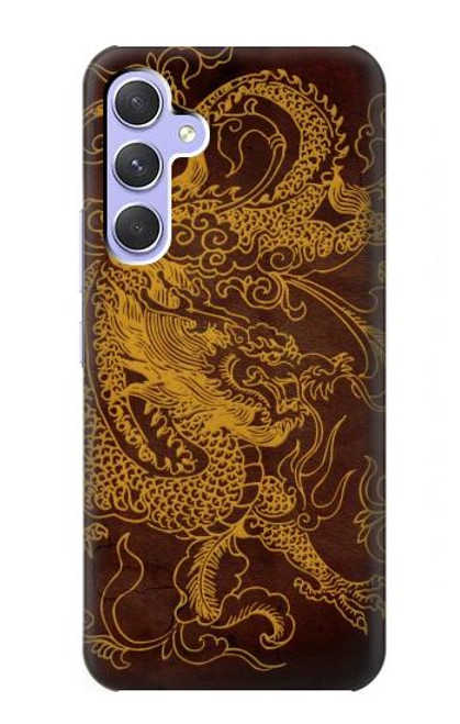 W2911 Chinese Dragon Hard Case and Leather Flip Case For Samsung Galaxy A54 5G