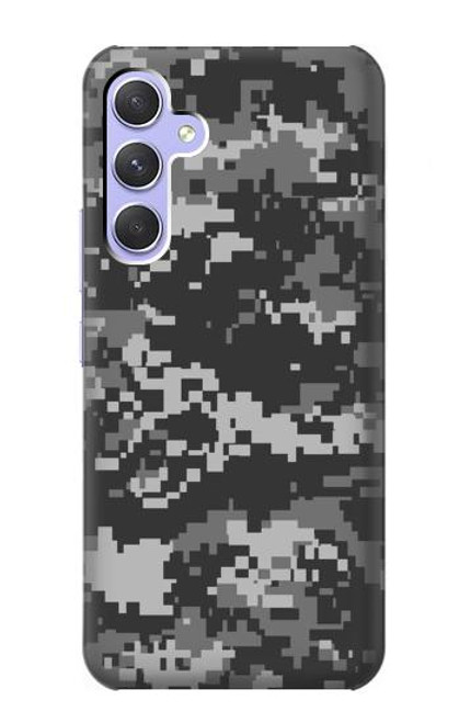 W3293 Urban Black Camo Camouflage Hard Case and Leather Flip Case For Samsung Galaxy A54 5G