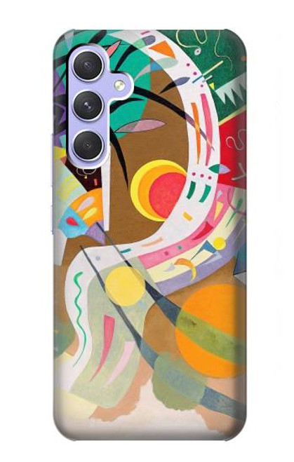 W3346 Vasily Kandinsky Guggenheim Hard Case and Leather Flip Case For Samsung Galaxy A54 5G