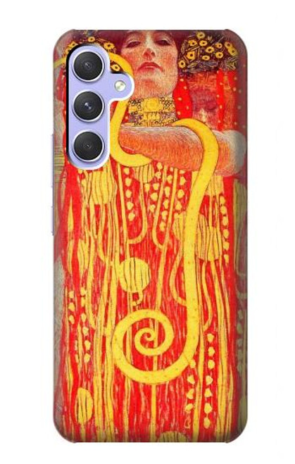 W3352 Gustav Klimt Medicine Hard Case and Leather Flip Case For Samsung Galaxy A54 5G