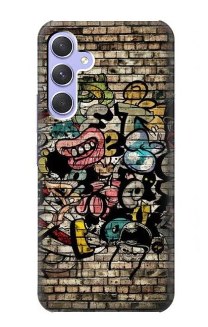 W3394 Graffiti Wall Hard Case and Leather Flip Case For Samsung Galaxy A54 5G