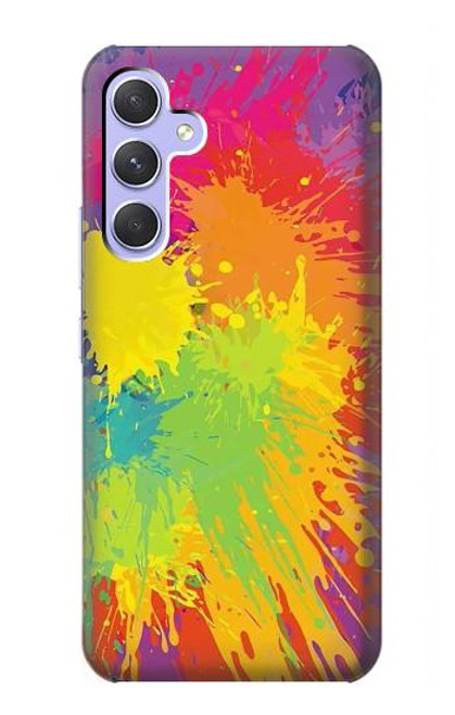 W3675 Color Splash Hard Case and Leather Flip Case For Samsung Galaxy A54 5G
