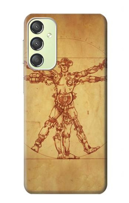 W1682 Steampunk Frankenstein Hard Case and Leather Flip Case For Samsung Galaxy A24 4G