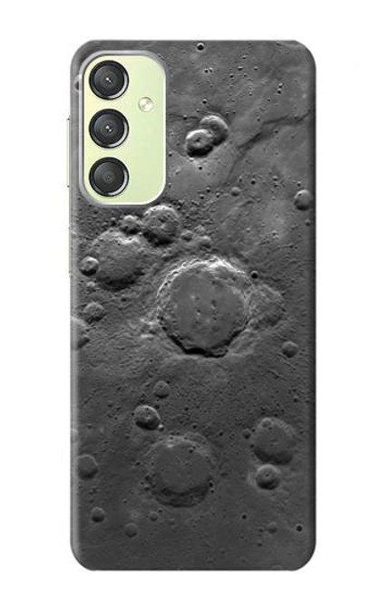 W2946 Moon Surface Hard Case and Leather Flip Case For Samsung Galaxy A24 4G