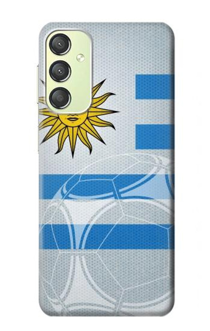 W2995 Uruguay Football Soccer Hard Case and Leather Flip Case For Samsung Galaxy A24 4G