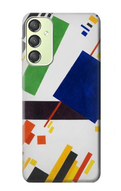 W3343 Kazimir Malevich Suprematist Composition Hard Case and Leather Flip Case For Samsung Galaxy A24 4G