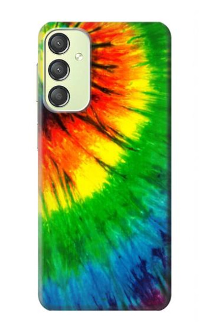 W3422 Tie Dye Hard Case and Leather Flip Case For Samsung Galaxy A24 4G