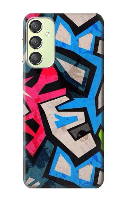 W3445 Graffiti Street Art Hard Case and Leather Flip Case For Samsung Galaxy A24 4G