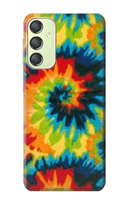 W3459 Tie Dye Hard Case and Leather Flip Case For Samsung Galaxy A24 4G