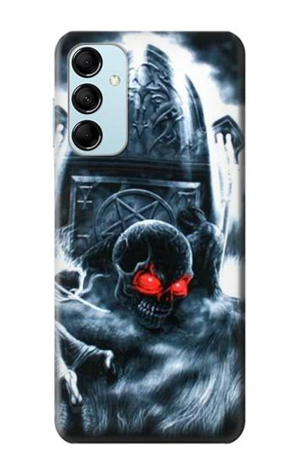 W0297 Zombie Dead Man Hard Case and Leather Flip Case For Samsung Galaxy M14