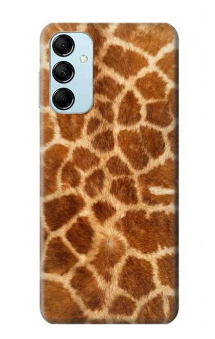 W0422 Giraffe Skin Hard Case and Leather Flip Case For Samsung Galaxy M14