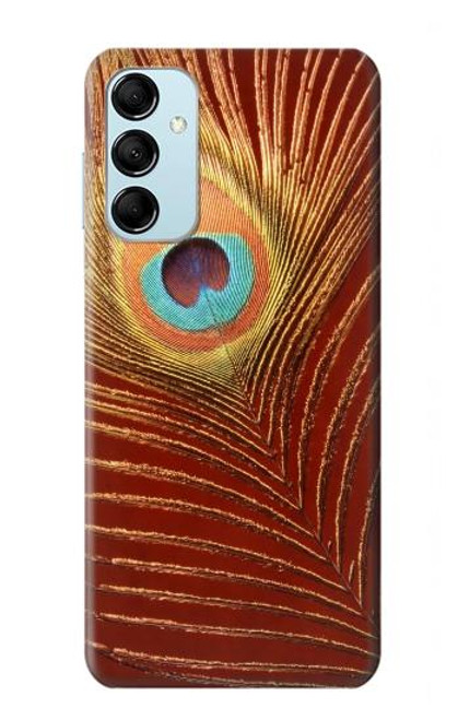 W0512 Peacock Hard Case and Leather Flip Case For Samsung Galaxy M14